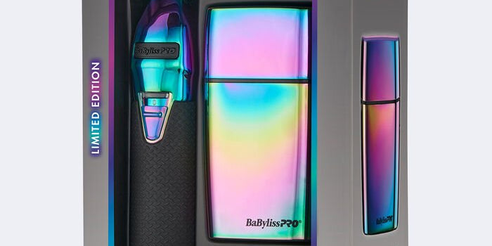 BaBylissPRO LimitedFX Iridescent Trimmer and Double - Foil Shaver Gift Set - Modern Barber Supply