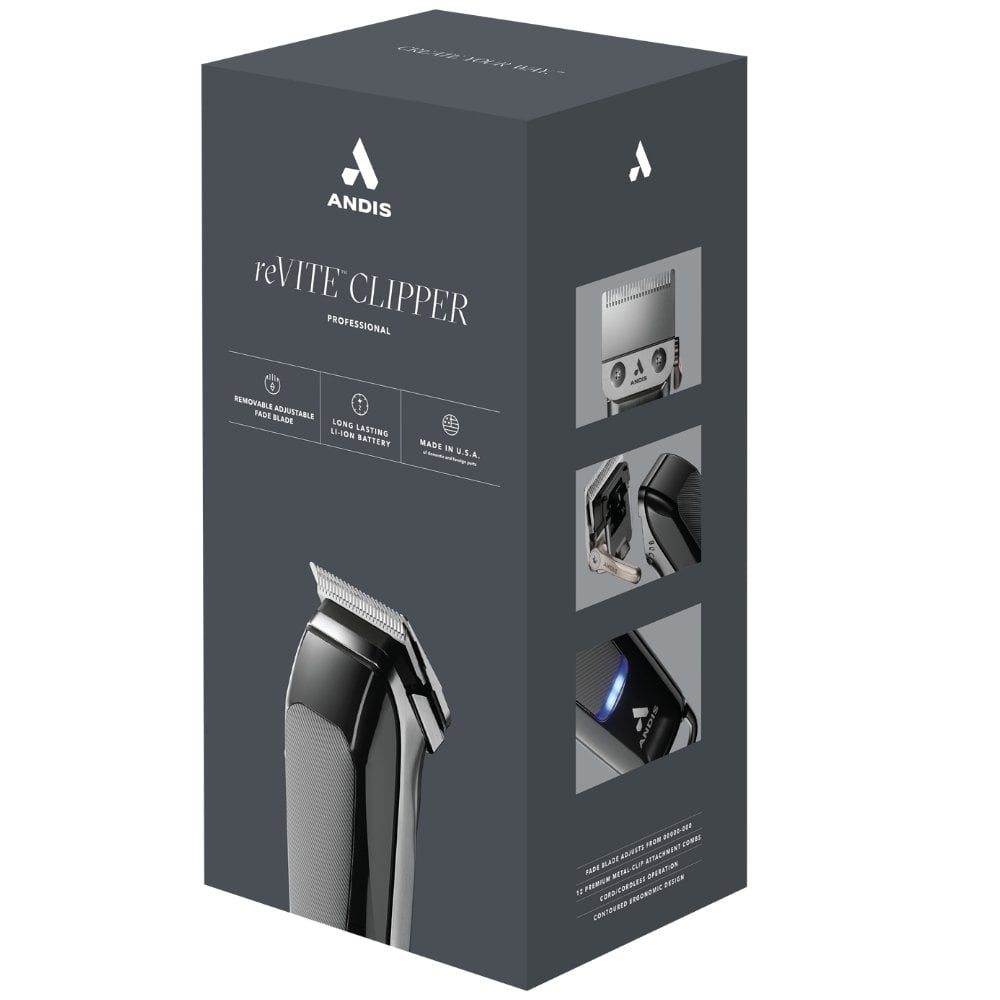 ANDIS CLIPPER REVITE BLACK - Modern Barber Supply