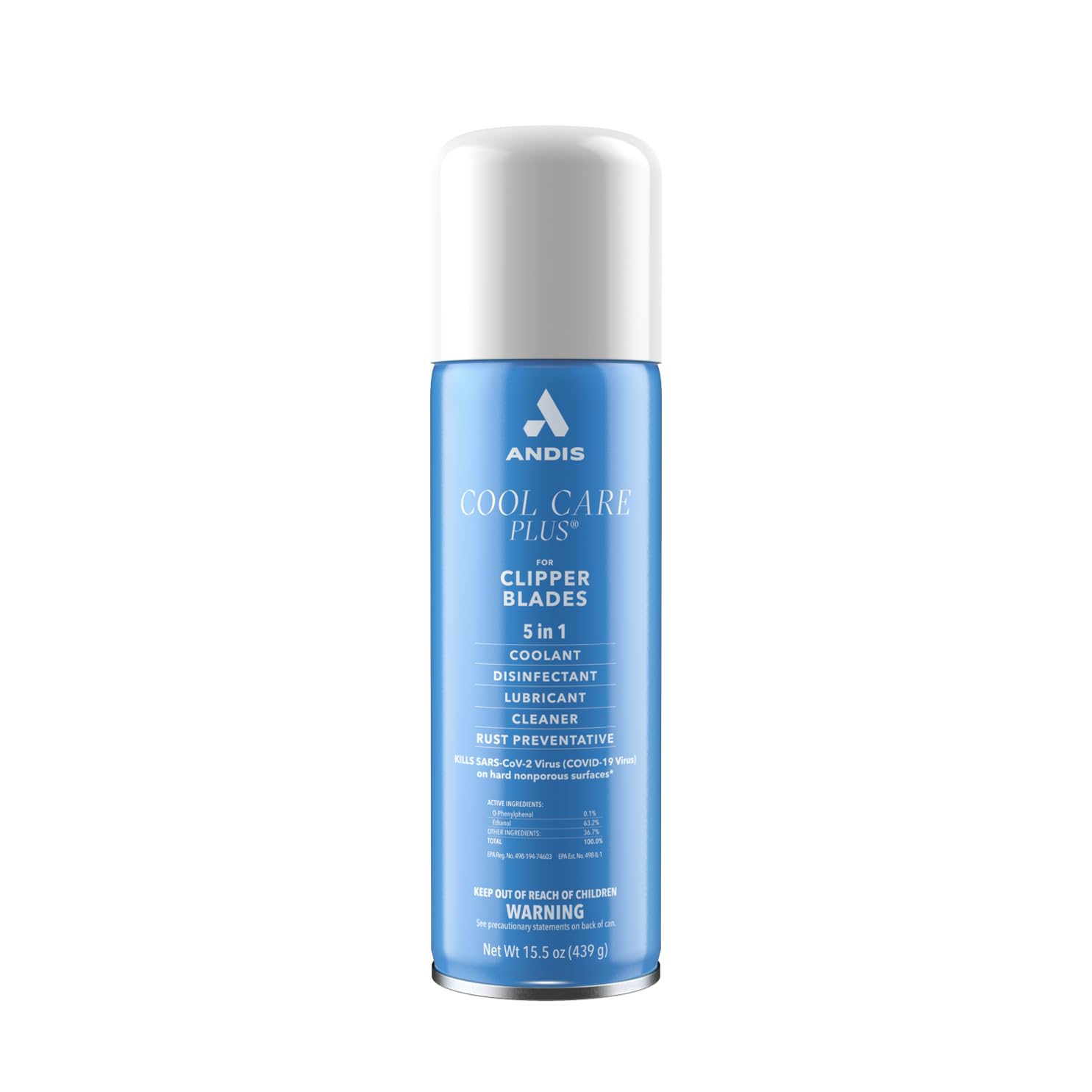ANDIS COOL CARE PLUS - CLIPPER BLADE CLEANER (15.5 OZ) - Modern Barber Supply