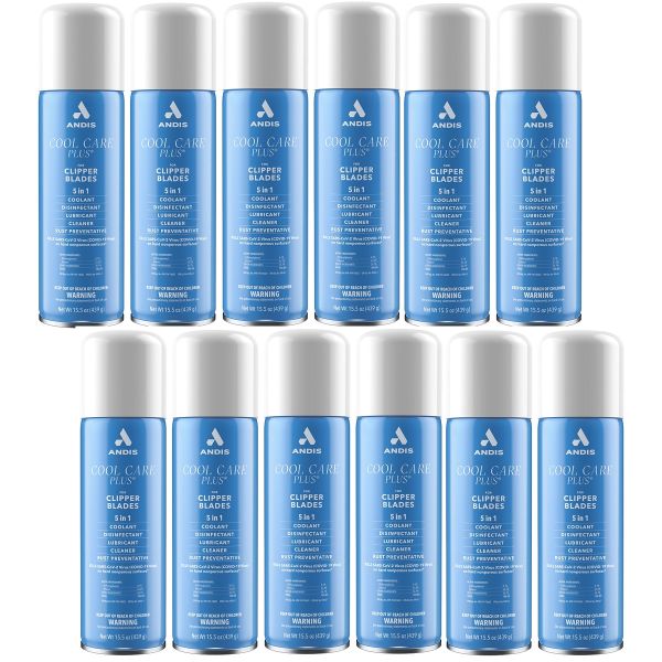 ANDIS COOL CARE PLUS - CLIPPER BLADE CLEANER (15.5 OZ) - Modern Barber Supply