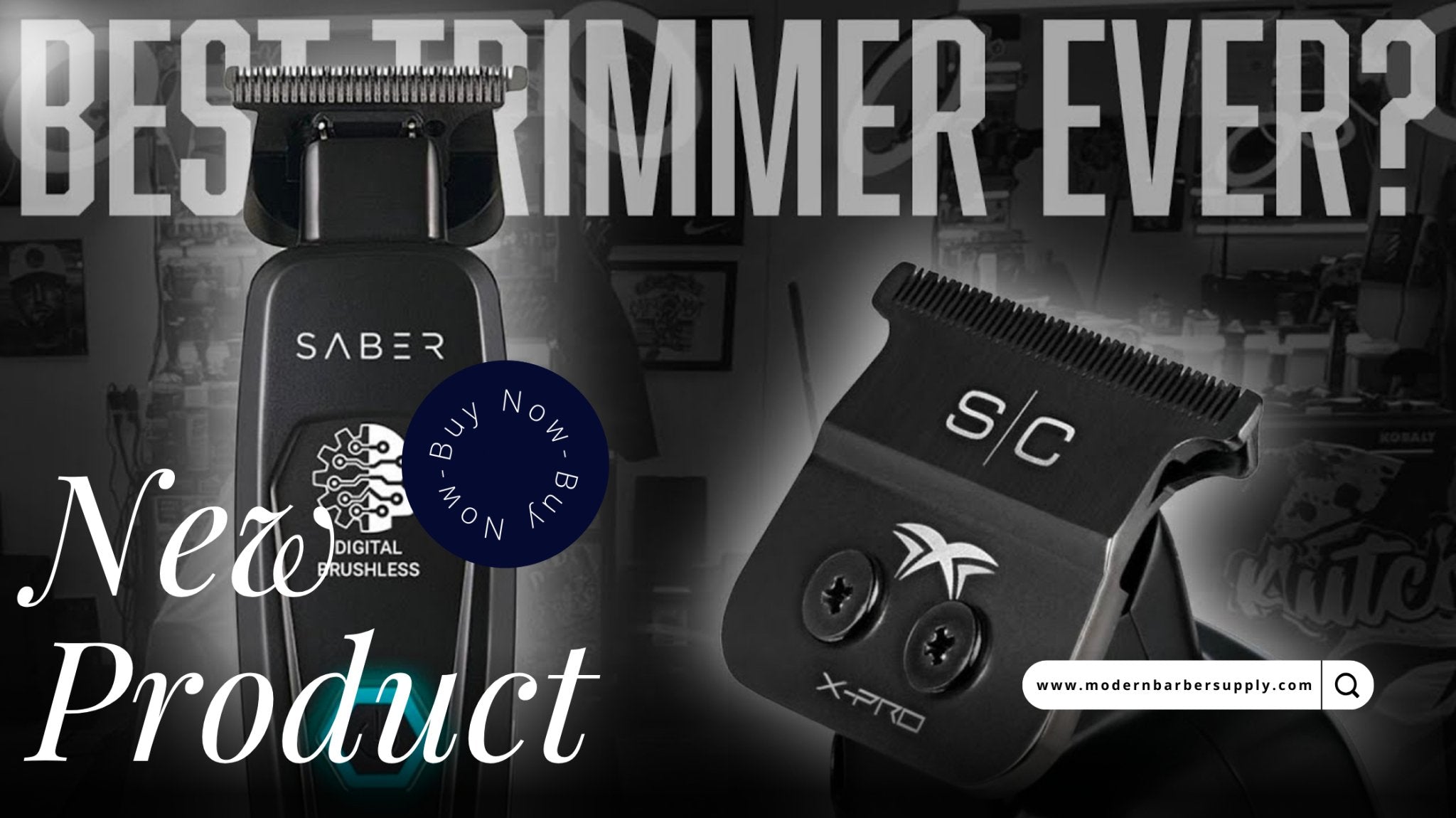 Revolutionize your grooming game with the Saber Trimmer - Modern Barber Supply