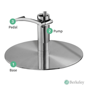 A58 Styling Chair PUMP & BASE Kit (silver)