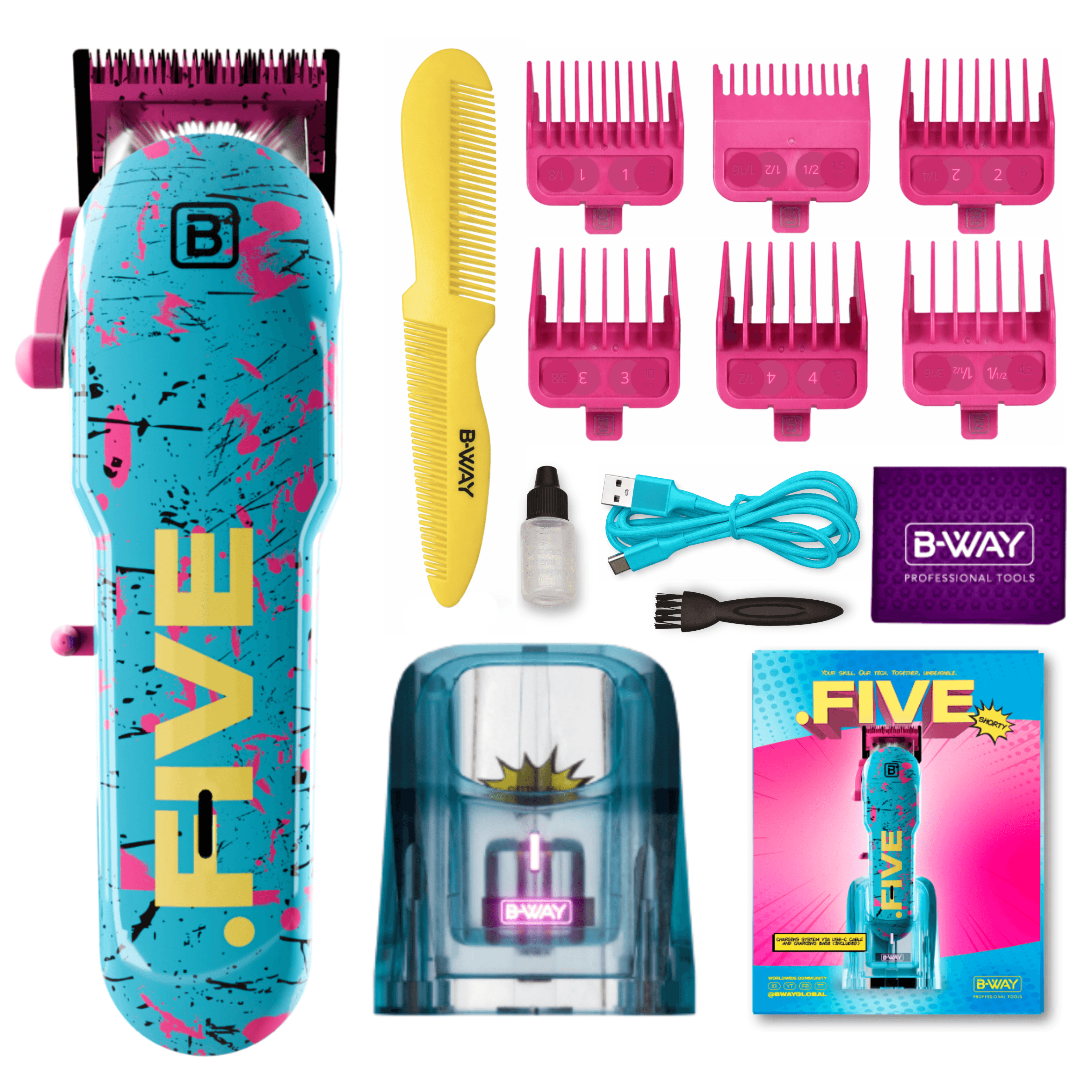 NEW! B-Way FIVE Clipper - Modern Barber Supply