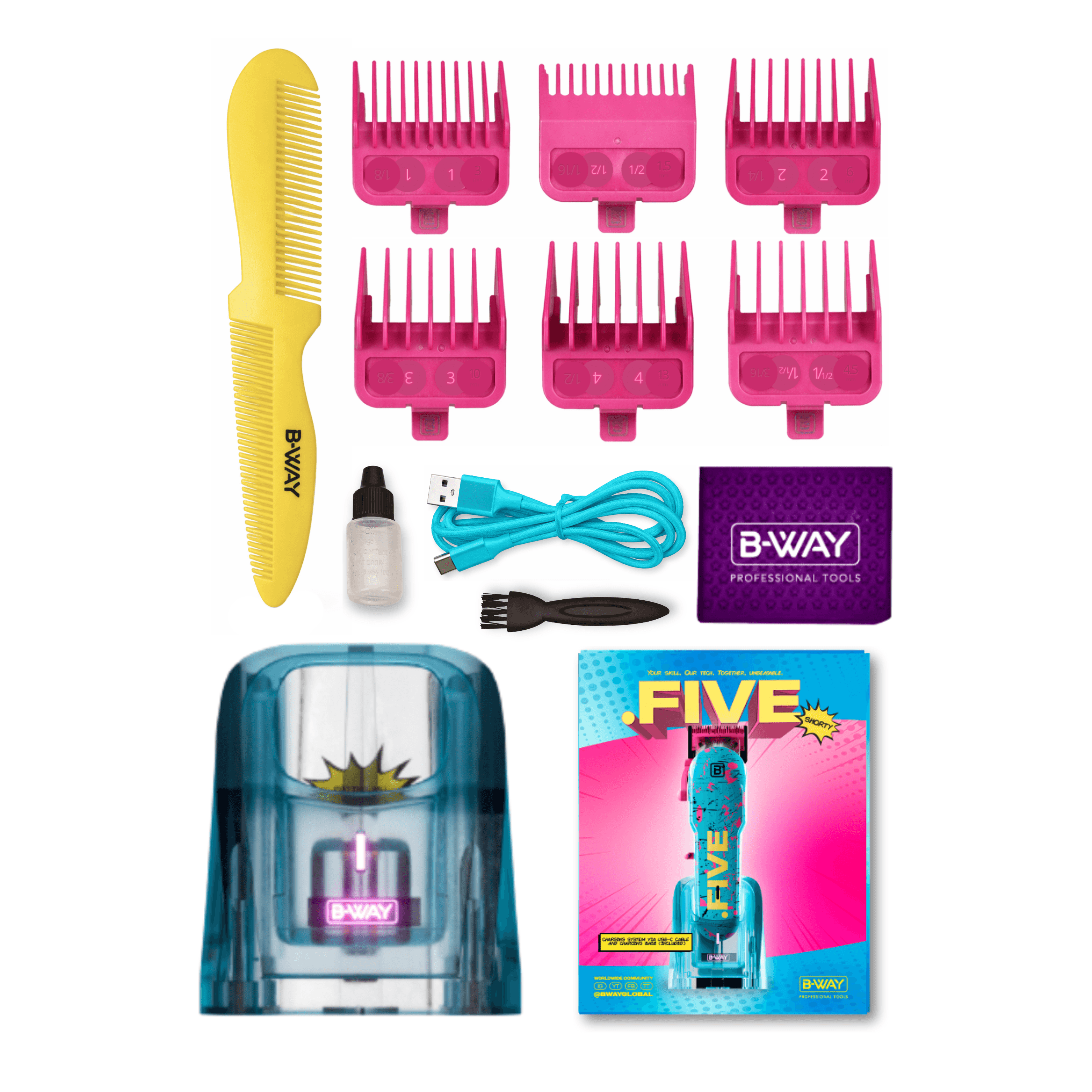NEW! B-Way FIVE Clipper - Modern Barber Supply