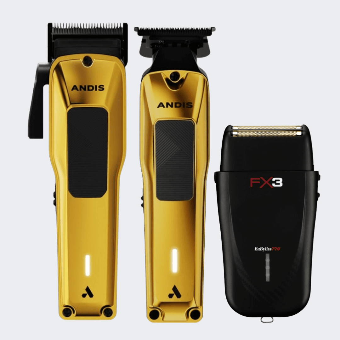 Andis Phenom Clipper & Trimmer + BaBylissPRO FX3 Foil Shaver Combo - Modern Barber Supply