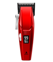 Andis Talon Cordless Clipper Red (565052) front view - Modern Barber Supply