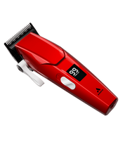 Andis Talon Cordless Clipper Red angle view - Modern Barber Supply