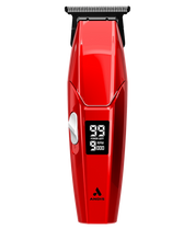 Andis Talon Cordless Trimmer Red (565054) front view - Modern Barber Supply