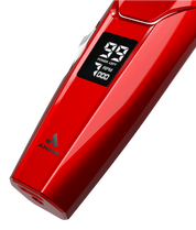 Andis Talon Cordless Trimmer Red blade view - Modern Barber Supply
