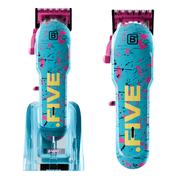 B-Way NEW Five Shorty Clipper, T-Pro Trimmer & OFF Shaver – Professional 3-in-1 Barber Set with Free Barber Cape