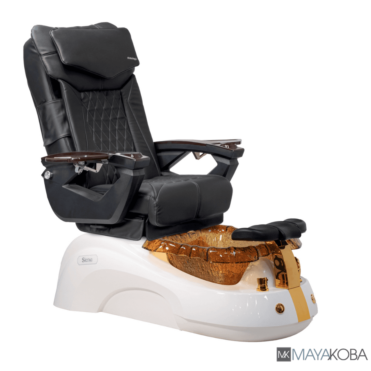 Siena Pedicure Spa LX chair built-in remote detail
