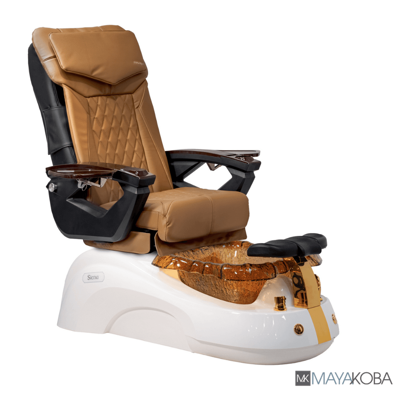 Siena Pedicure Spa LX chair white base colorway
