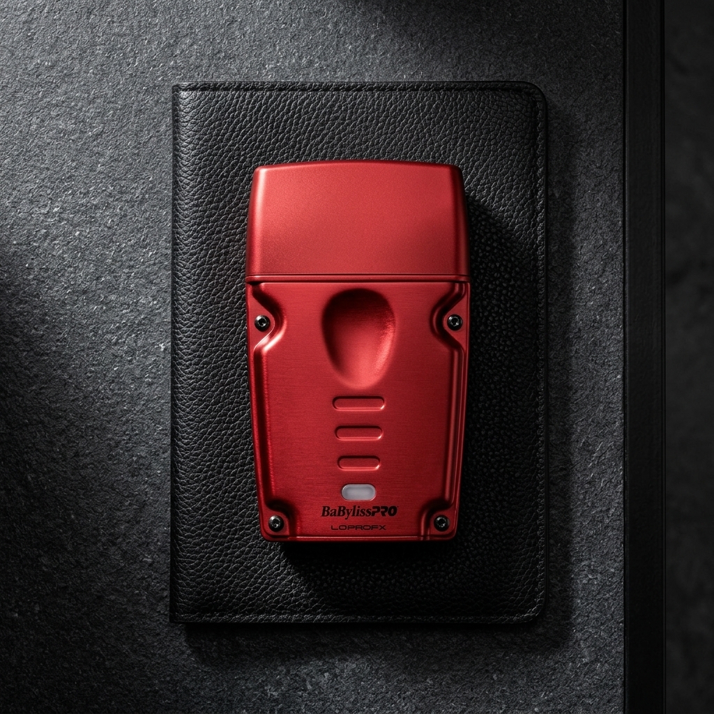 BaBylissPRO LO-PROFX Compact Single-Foil Shaver Red (FXLPFS1RD) - Modern Barber Supply
