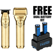 BaBylissPRO FXONE GoldFX Trimmer & Foil Shaver Bundle - Tool Only (FX1FSTGTO)