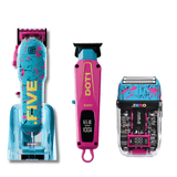 B-WAY Professional Barber Kit – Cordless Hair Clipper, Trimmer & Foil Shaver Set – New Five Clipper, DOT 1 Detail Trimmer & Zero Shaver for Fades, Haircuts, Detailing & Finishing