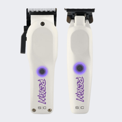 StyleCraft Reign Clipper & Trimmer Combo White (SC620W/SC422W) - Modern Barber Supply
