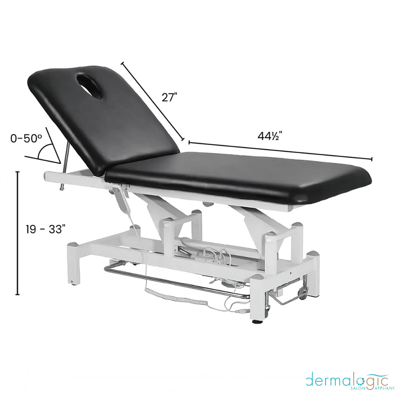 DOMINUS Massage Table backrest raised position