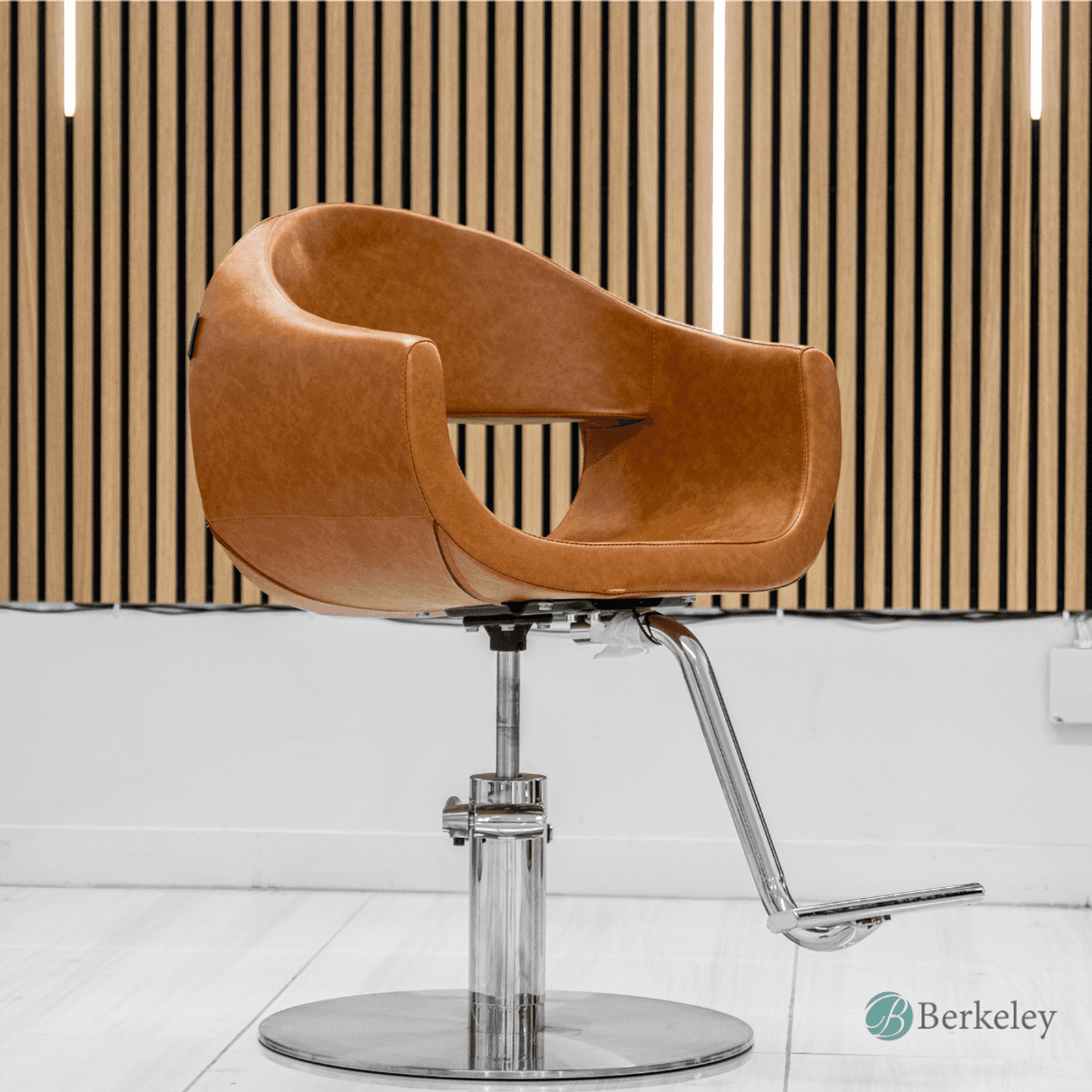 MILLA Styling Chair with A58 Chrome Base by Berkeley