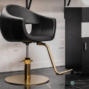 MILLA Styling Chair with A59 Gold Base by Berkeley