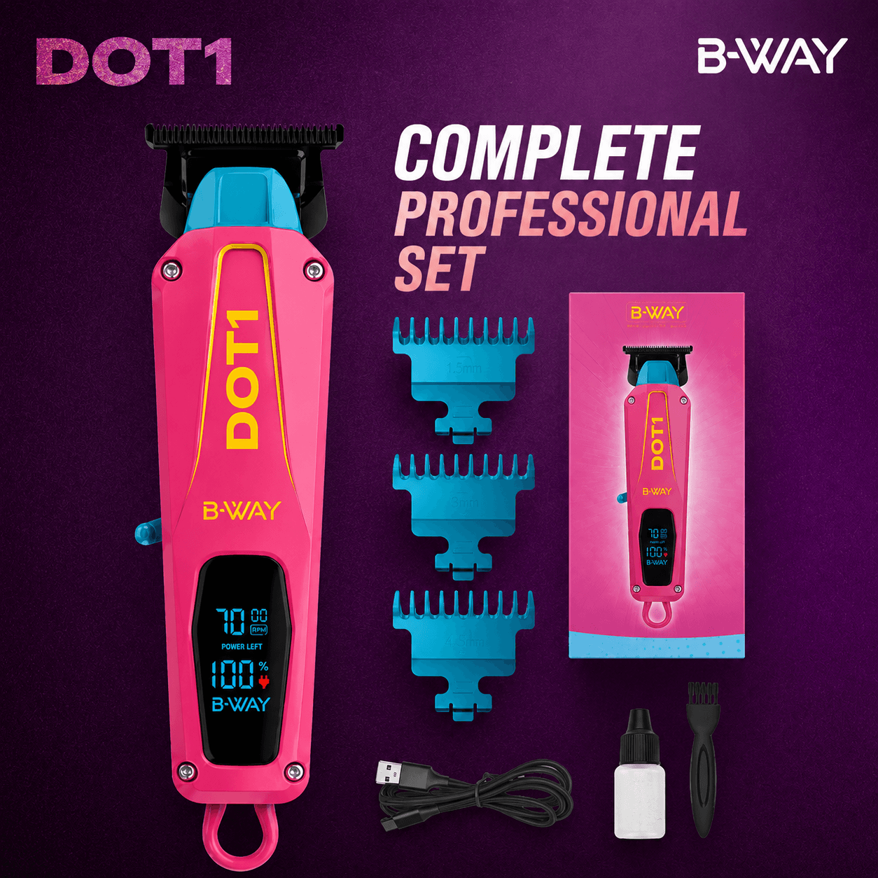 B-Way Trimmer Dot1 Pink