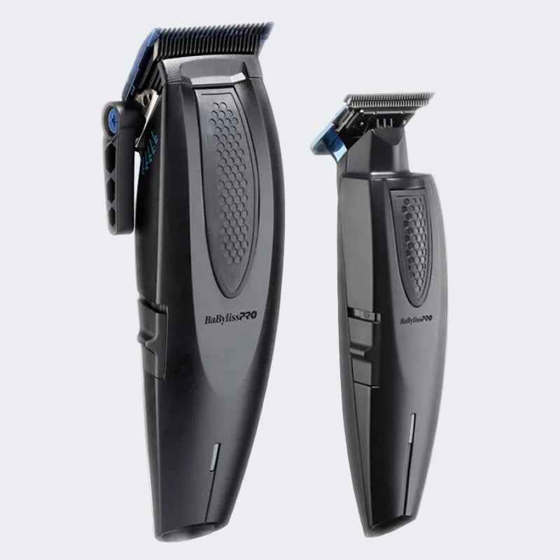 BaBylissPRO LithiumFX+ Black Clipper & Trimmer Combo (FX73DUOCTMB) - Modern Barber Supply