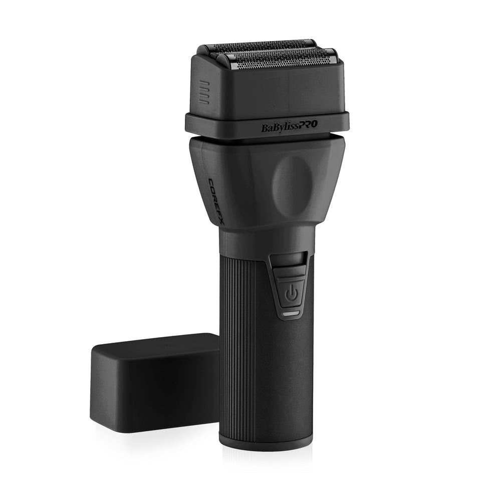 BaBylissPRO COREFX Double-Foil Shaver Black (FX75FS2MB) - Modern Barber Supply