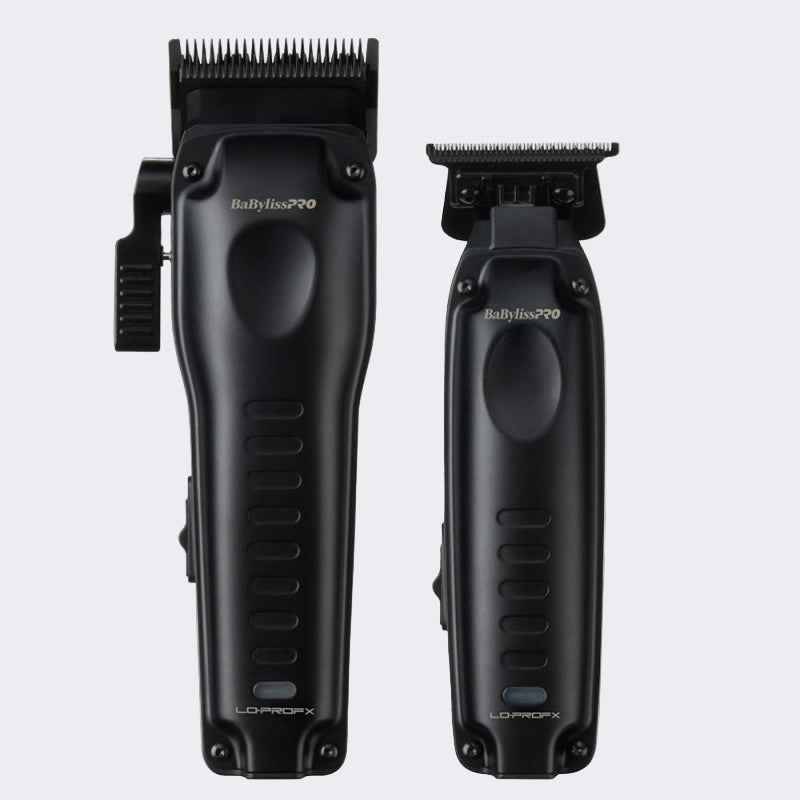 BaBylissPRO Black LO-PROFX Compact Clipper & Trimmer Combo FX8272PKMB - Modern Barber Supply