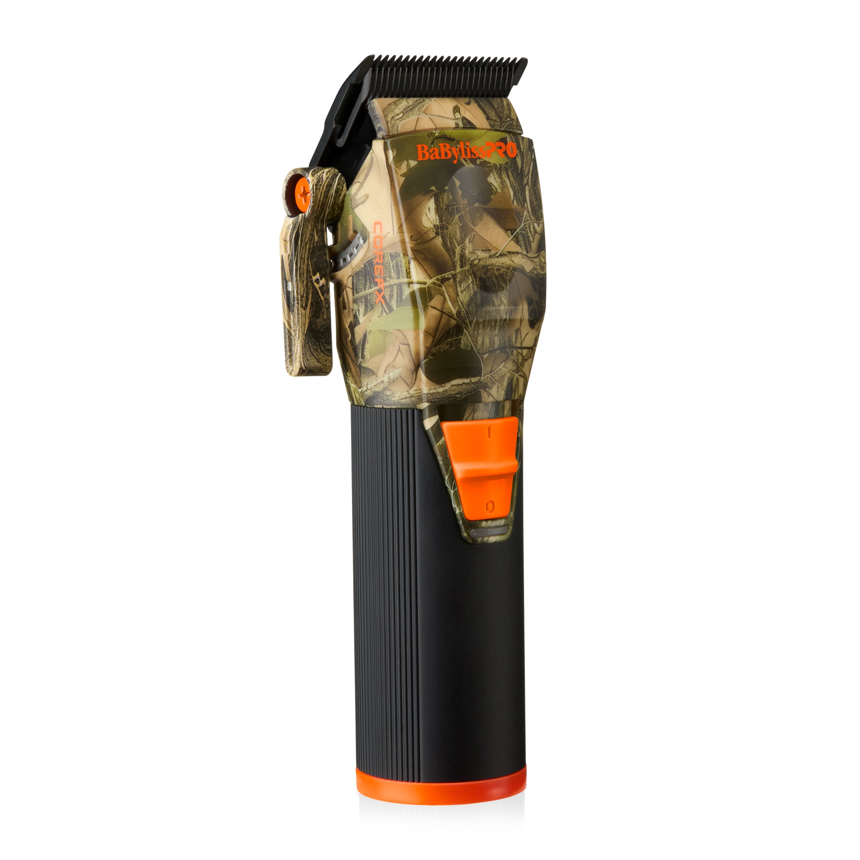 BaBylissPRO COREFX Camo Clipper side view - Modern Barber Supply