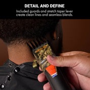 BaBylissPRO COREFX Camo Clipper angle view - Modern Barber Supply