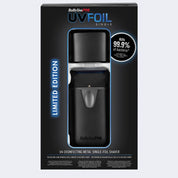 BaBylissPRO UVFOIL Matte Black Shaver packaging - Modern Barber Supply