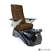 FEDORA II Pedicure Spa quilted PU leather seat detail