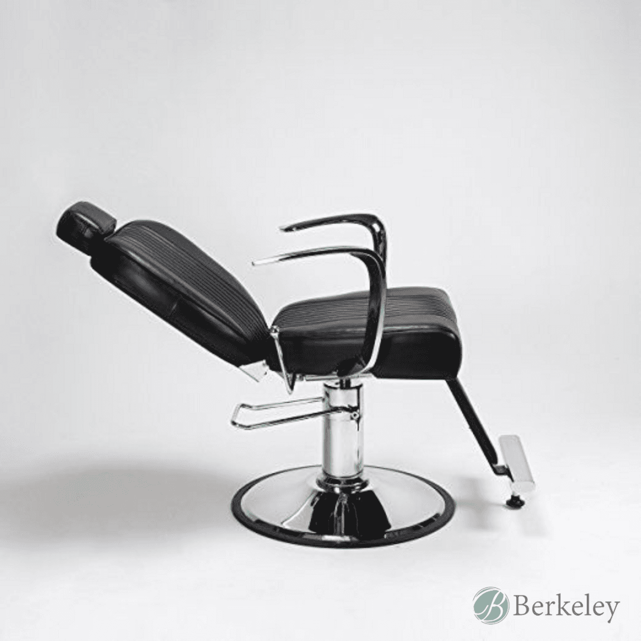 AUSTEN All Purpose Chair chrome footrest and arms detail