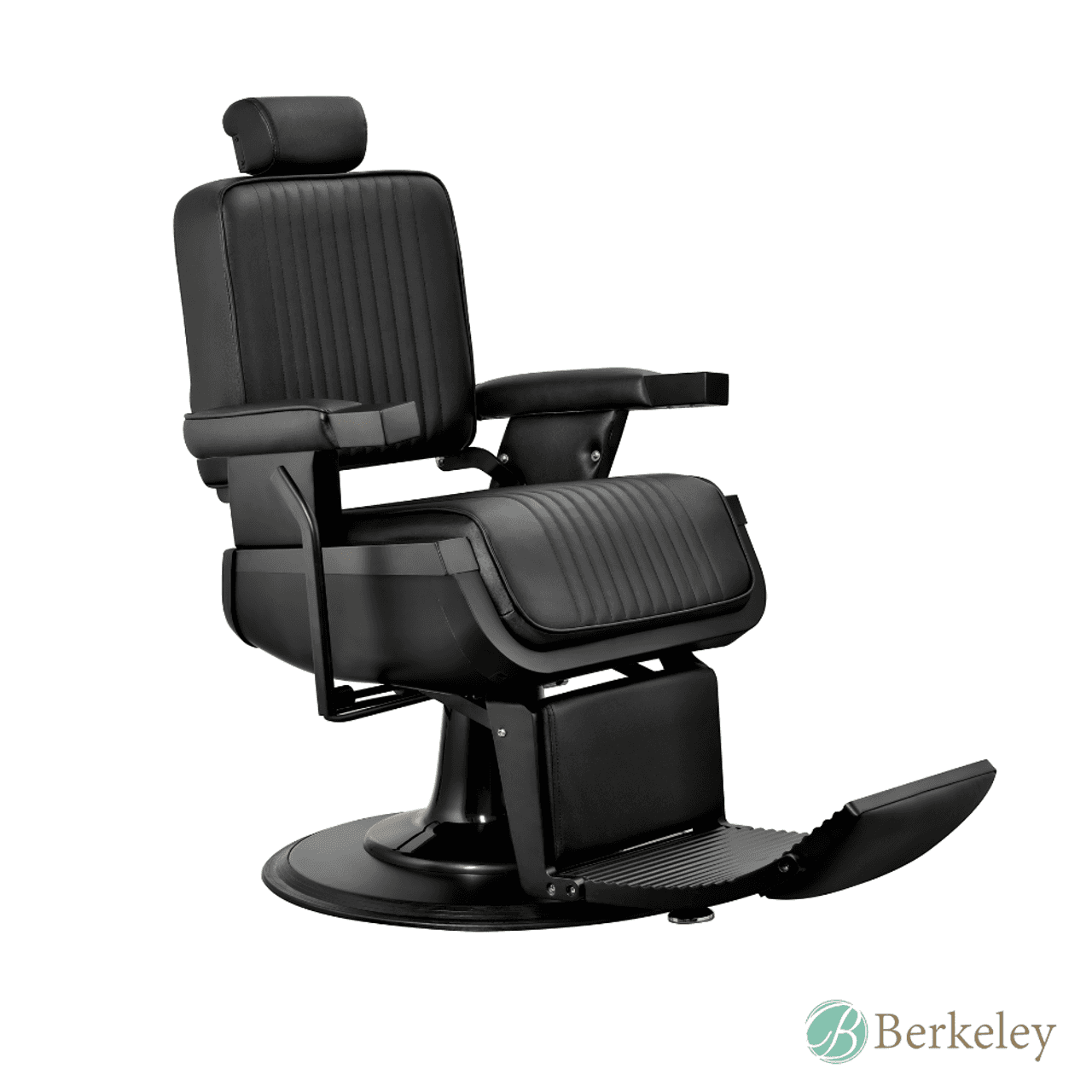 JAXSON Barber Chair by Berkeley with chrome accents and hydraulic pump