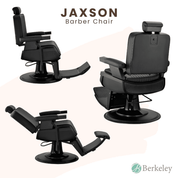JAXSON Barber Chair reclined position, 135 degree recline
