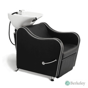 BELGRADE Backwash Shampoo Unit by Berkeley with tilting porcelain bowl