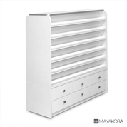SONOMA Polish and Powder Rack with cabinets double-sided nail display