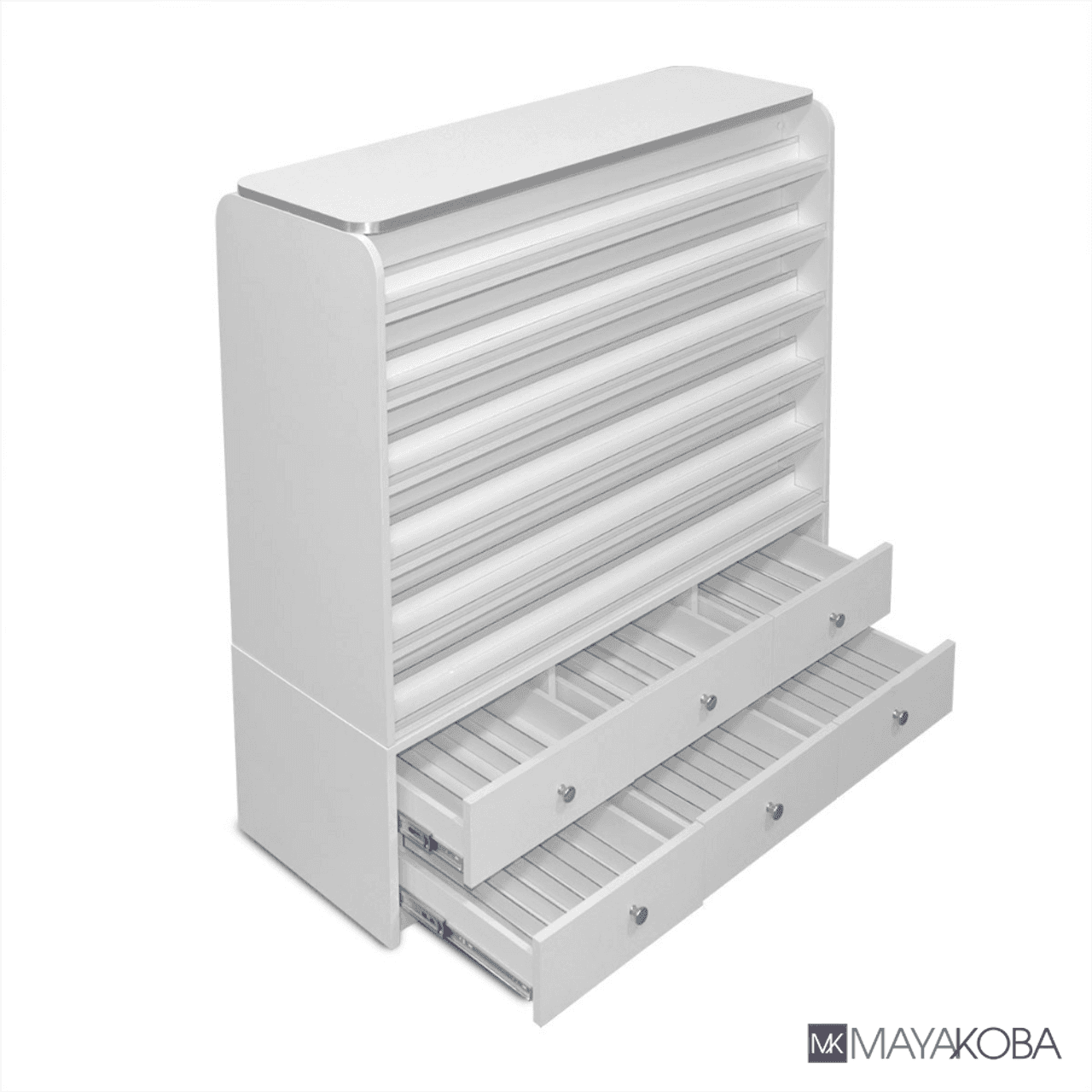 SONOMA Polish and Powder Rack storage drawer detail