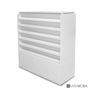 SONOMA Polish and Powder Rack tiered shelves with acrylic lip detail