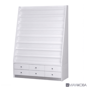Sonoma Double Polish Device 576-bottle nail polish display with drawers