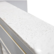 NAPA Reception Table w/ LED (White/Gold)
