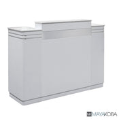 Sonoma Reception Desk by Mayakoba salon reception table with granite top