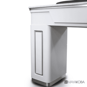 NAPA Manicure Table granite top and wrist rest detail