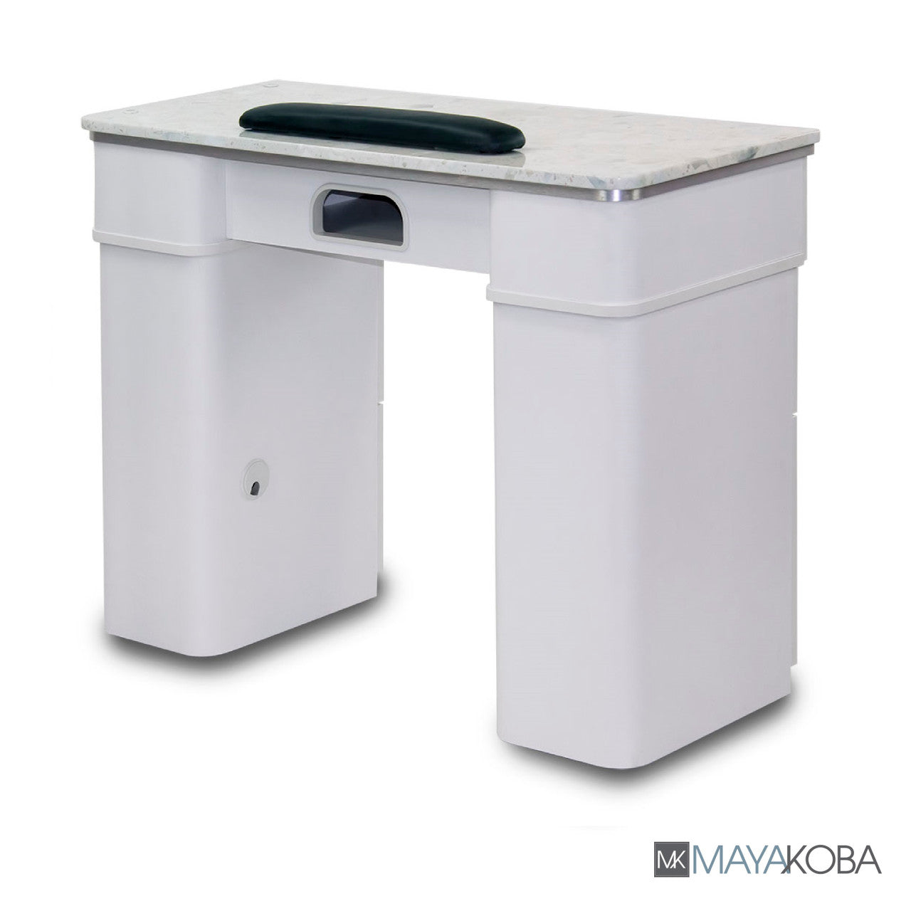 Sonoma Manicure Table by Mayakoba with grey marble countertop