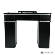 Sonoma II Manicure Table black base detail