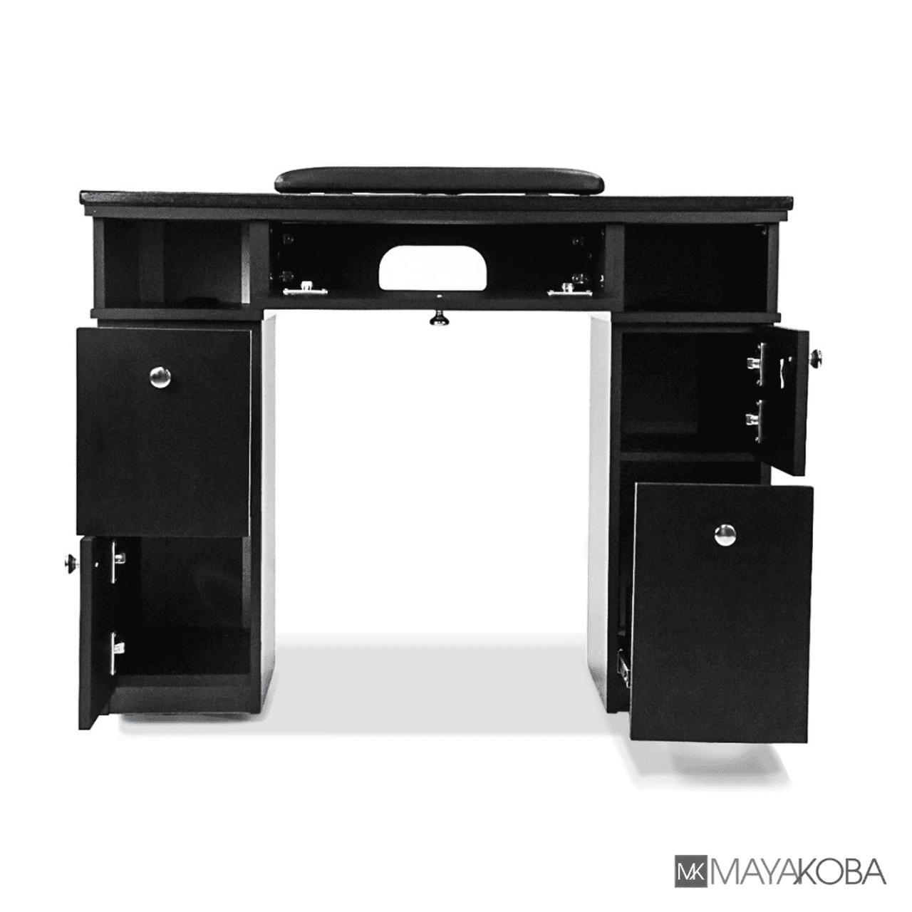 Sonoma II Manicure Table storage compartments view