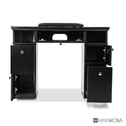 Sonoma II Manicure Table storage compartments view
