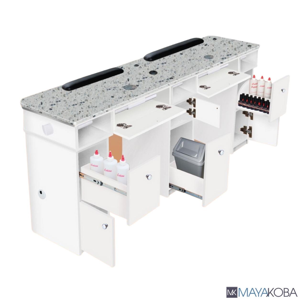 SONOMA Double Manicure Table alternate angle view
