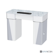 Nova I Manicure Table by Mayakoba with lab marble top