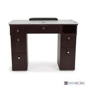 AVON I Manicure Table storage compartments view