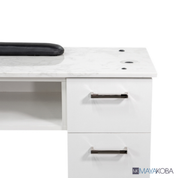 DREXEL Tufted Single Manicure Table